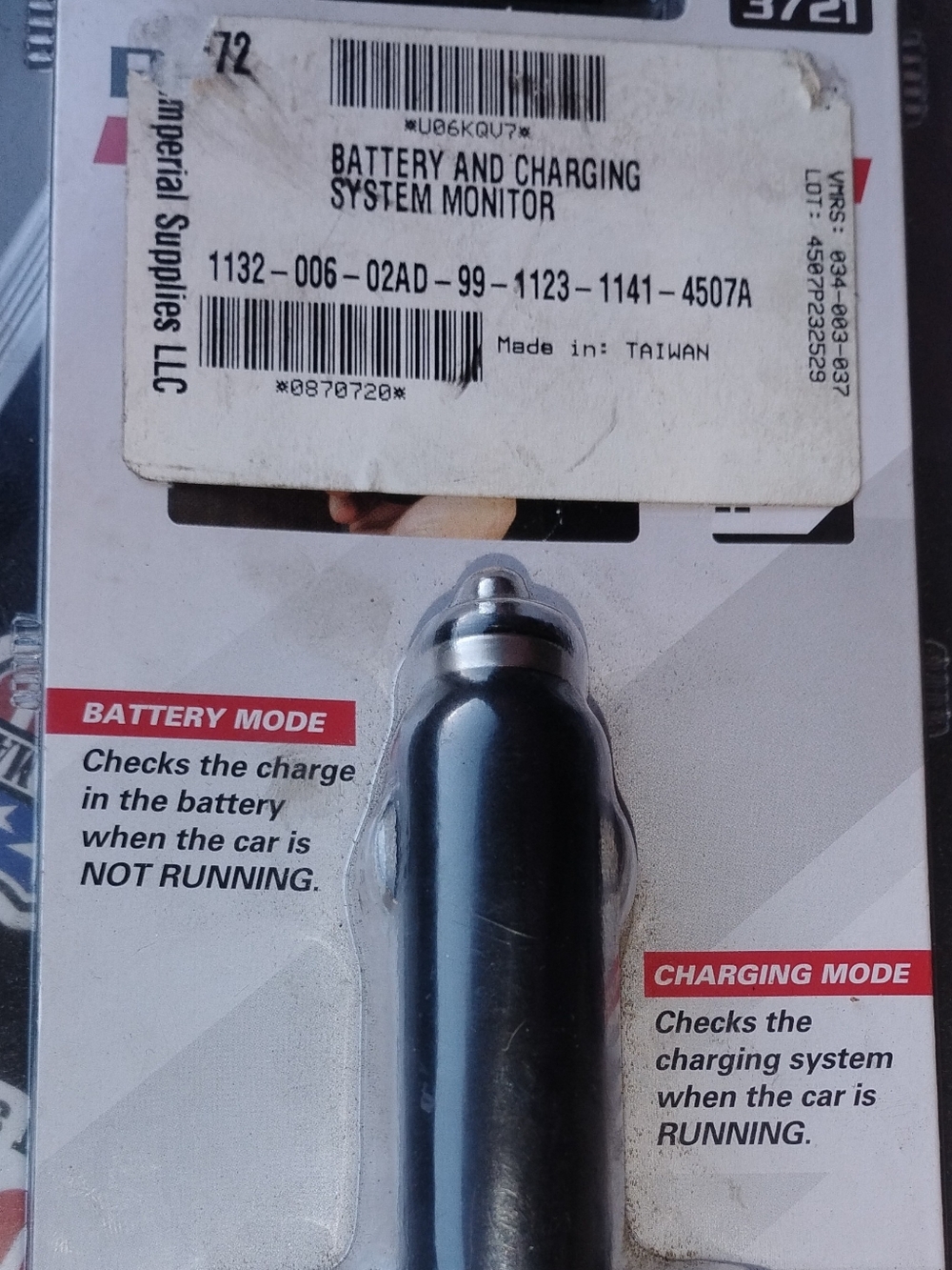 Battery and Charging System Monitor By Innova